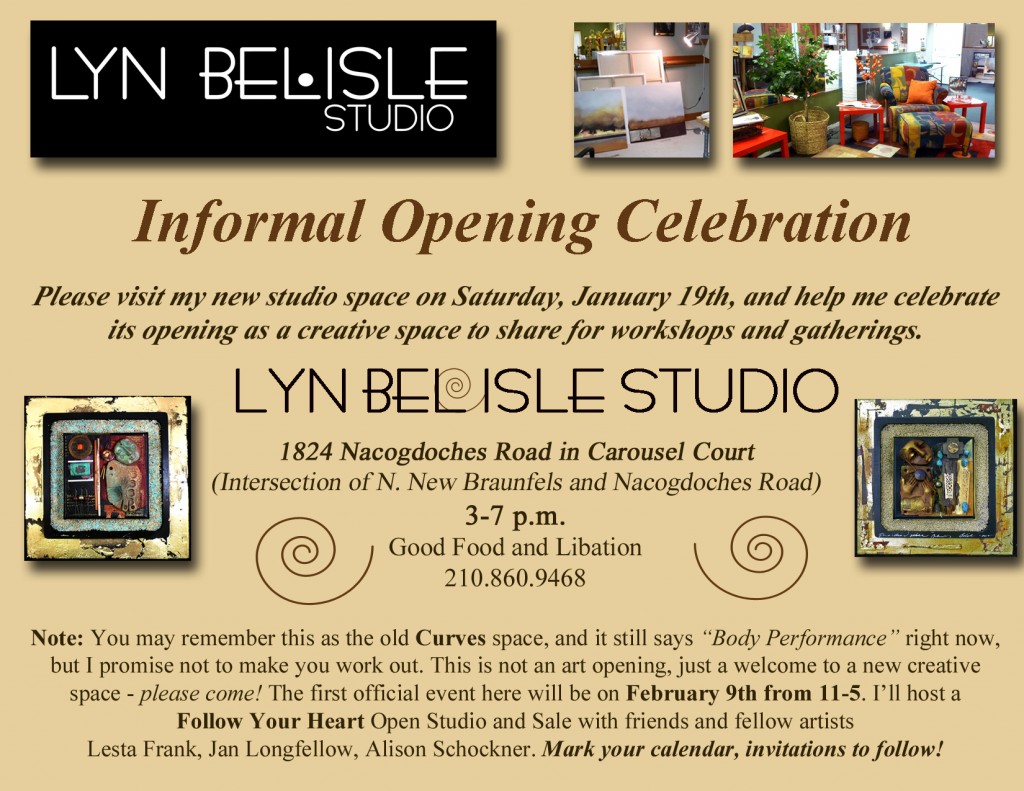 Studio opening - you're invited!