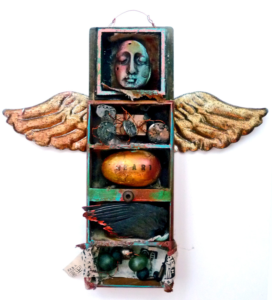 HeART of Time: mixed media assemblage by Lyn Belisle