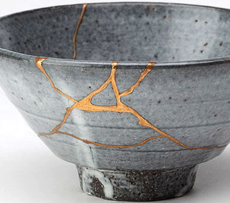 The Kintsugi process usually results in something more beautiful than the original.