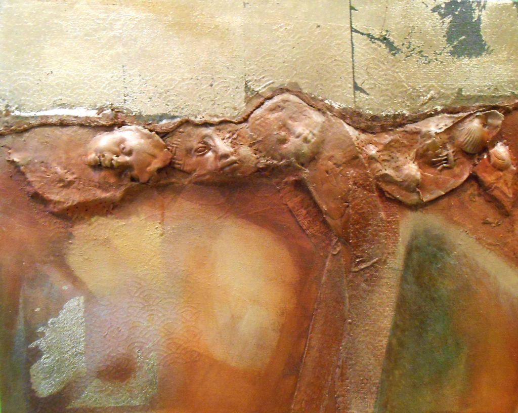 Lyn Belisle Acrylic and dimensional clay on canvas 2013